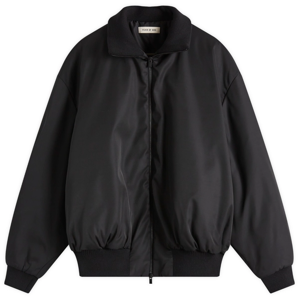 Fear of God Men's High Neck Bomber Jacket Black